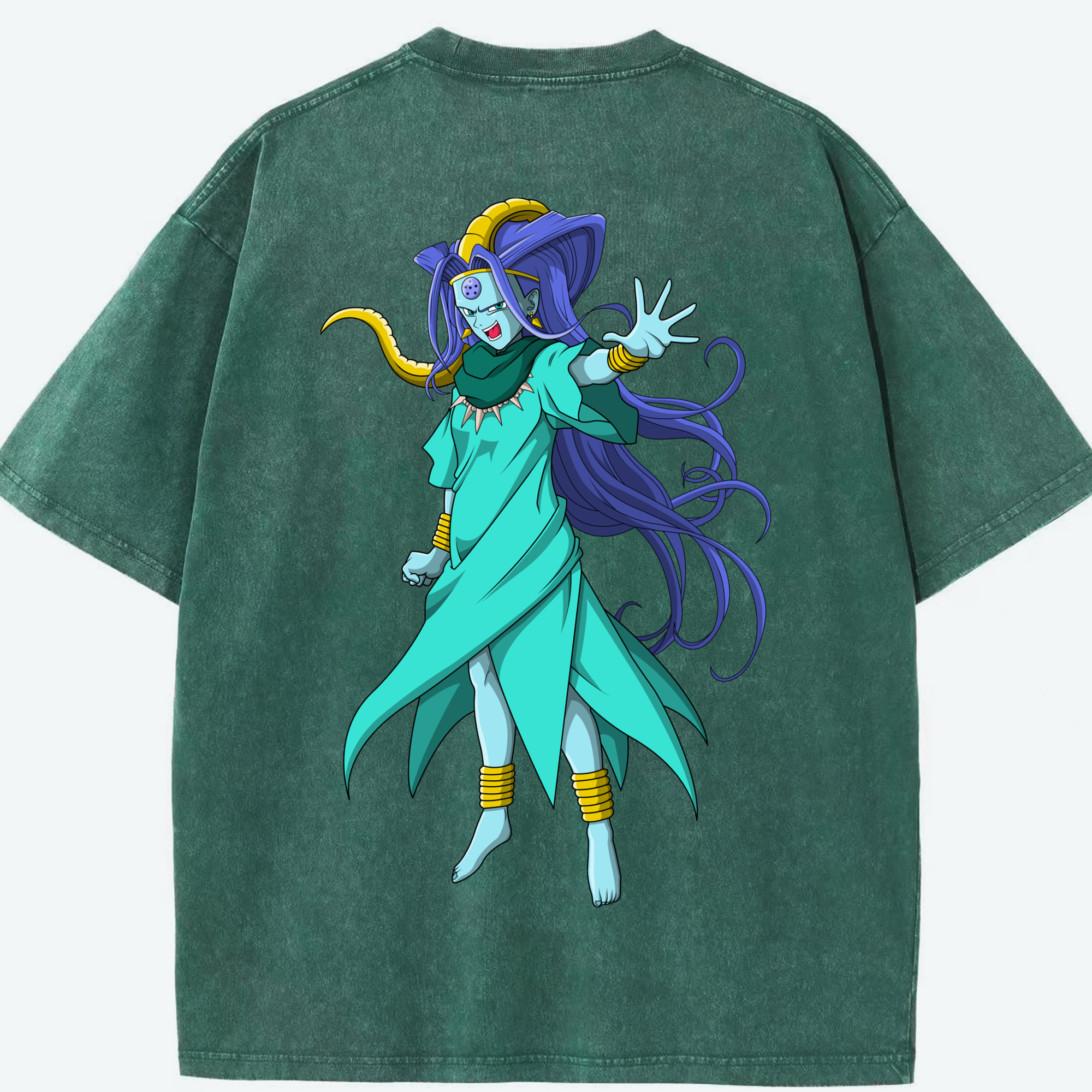 （画像用） ドラゴンボール DRAGON BALL 綿100% ヴィンテージ風 半袖Tシャツ（背面プリント）